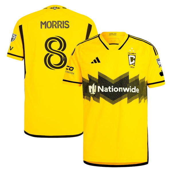 Aidan Morris Columbus Crew  2024 The Home Kit Authentic Player Jersey - Yellow