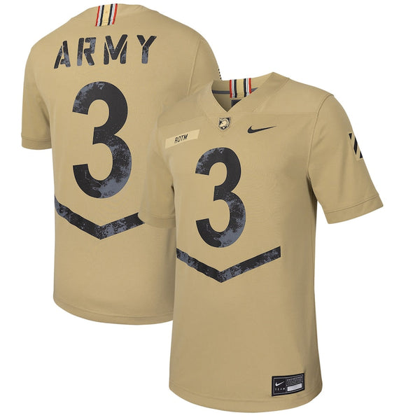 #3 Army Black Knights  2023 Rivalry Collection Untouchable Football  Jersey - Tan