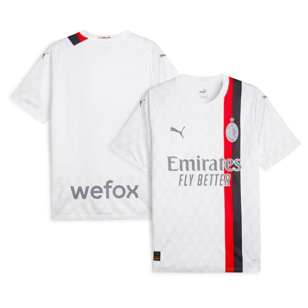 AC Milan  2023/24 Away Custom Jersey - White