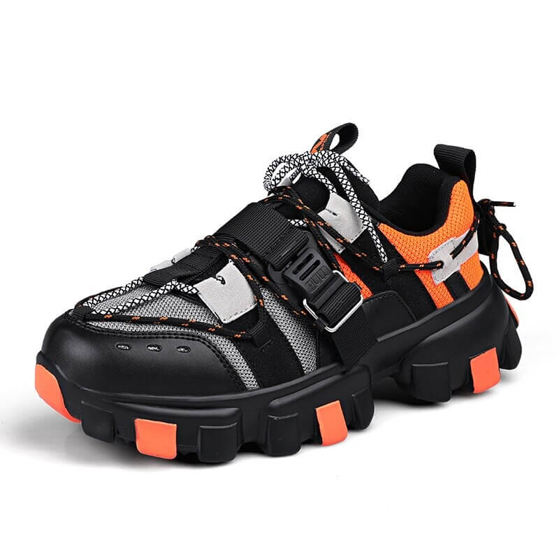 Personality Couple Casual Shoes Outdoor Non Slip Man Sneakers High Quality Hot Sale Breathable Rubber Sole Mixed Color Design