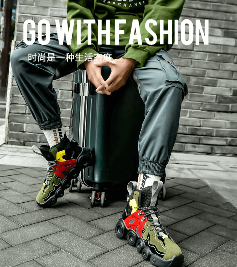 Nevada Shoe Men Personality, Trendy Shoe Thick Soled Increased, Men Sneaker Luminous Outdoor Walking Hombre