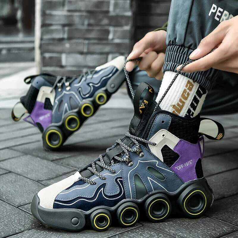Nevada Shoe Men Personality, Trendy Shoe Thick Soled Increased, Men Sneaker Luminous Outdoor Walking Hombre