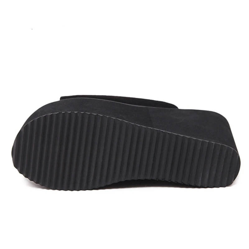 Summer Slip On Women Wedges Sandals Platform High Heels Fashion Open Toe Ladies Casual Shoes Comfortable Promotion Sale