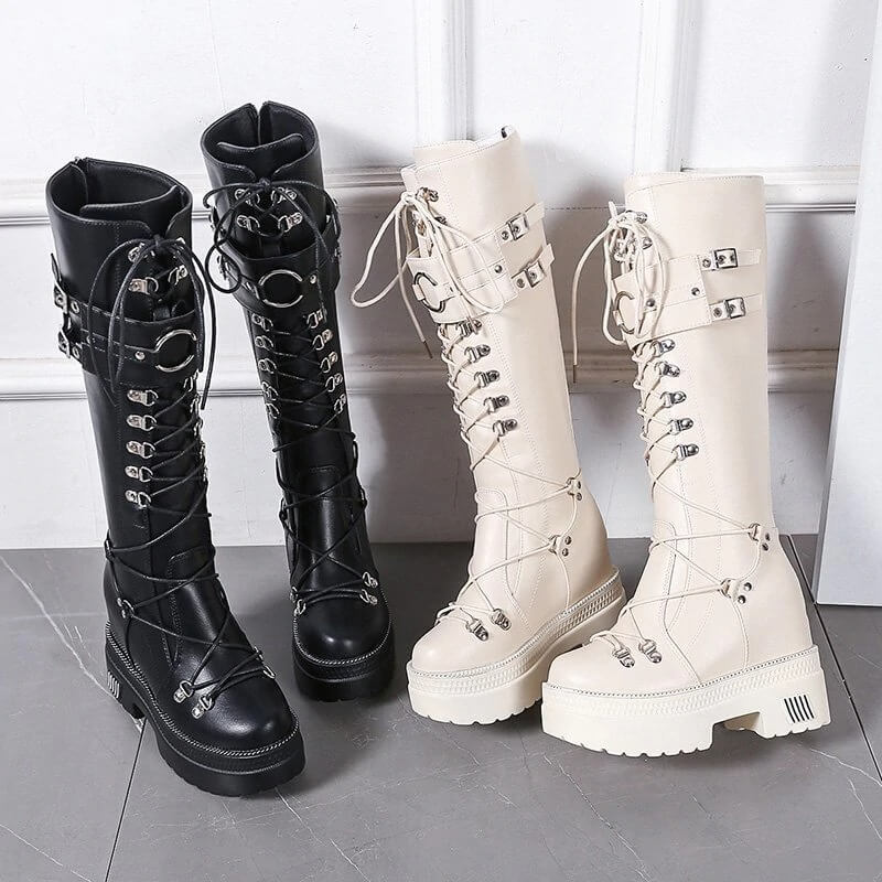 Nasik Wedges High Heels Boot for Women – Stylish, Comfortable, and Durable Boots for Every Occasion | NEVADA™ - Nevada Shoe