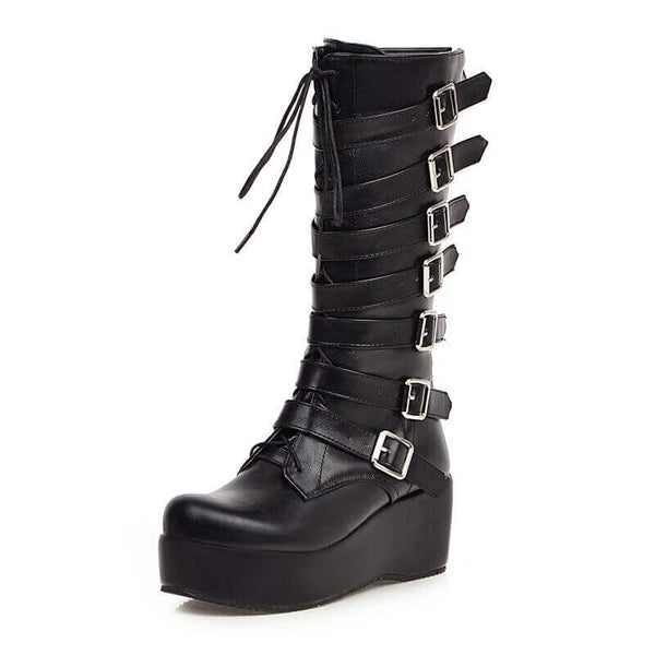 akexiya leather boot For women- nevada™