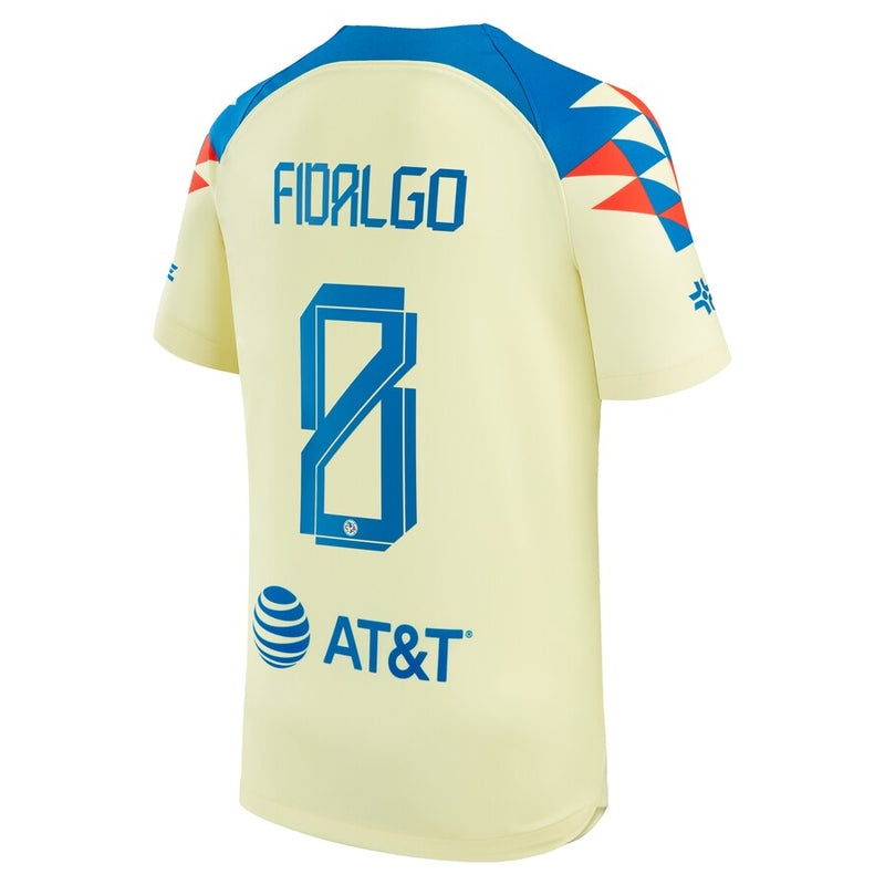 Álvaro Fidalgo Club America   Home 2023/24  Jersey - Yellow