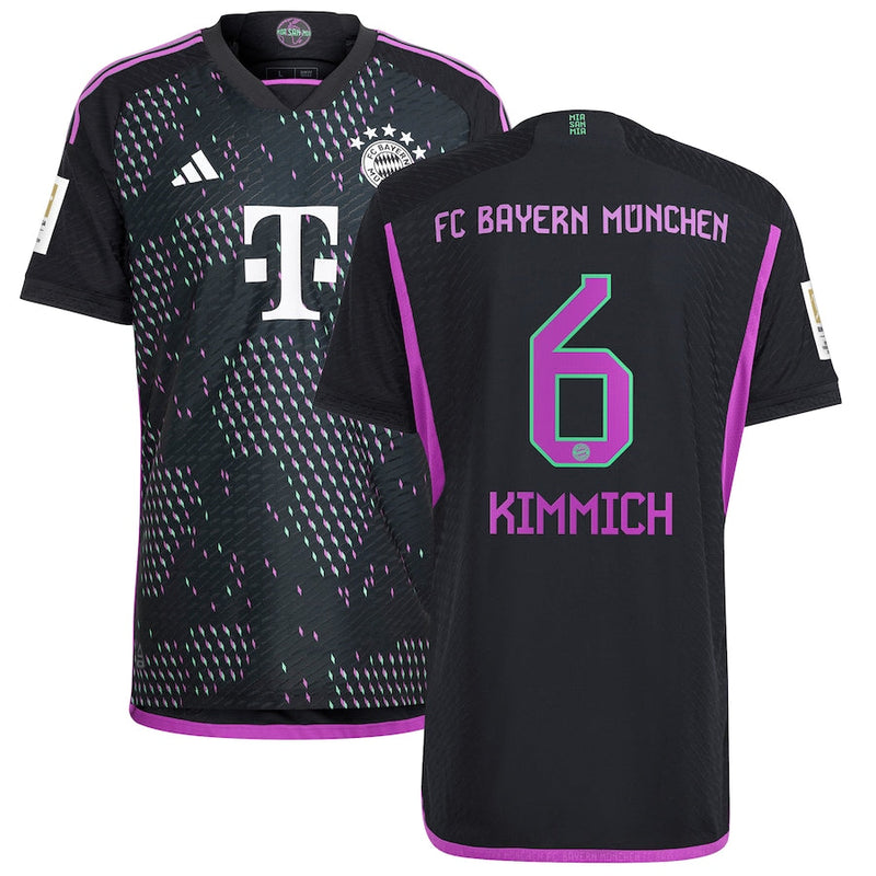 Joshua Kimmich Bayern Munich  2023/24 Away Player Jersey - Black