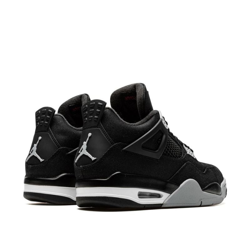AJ 4 Black Canvas sneakers