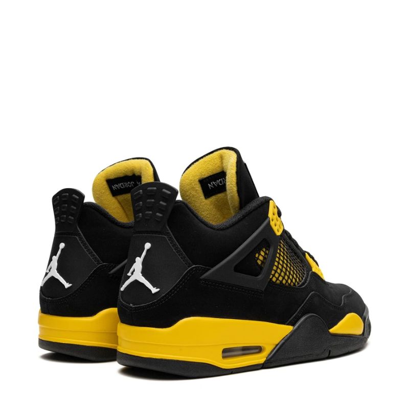 AJ 4 Thunder sneakers Bleck/Yellow