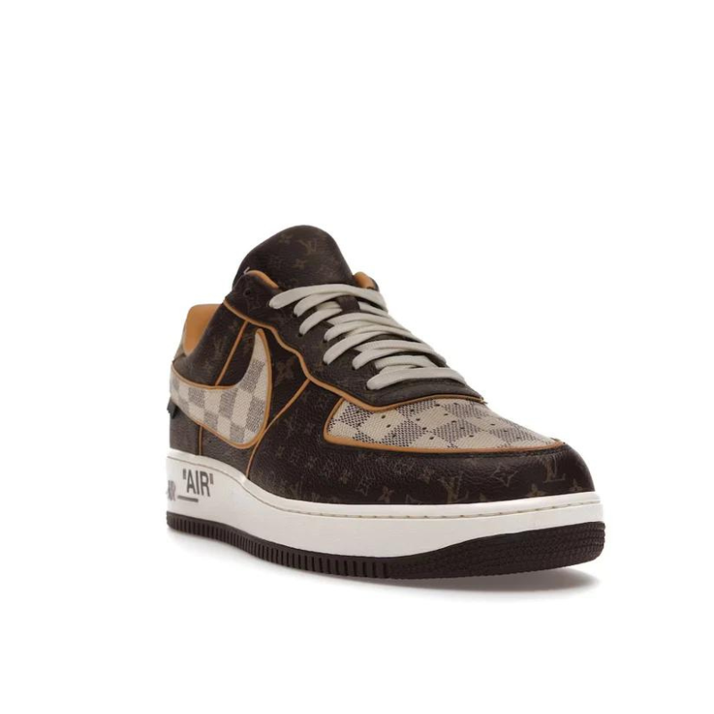 Air Low Louis V Monogram Brown Damier Azur Sneaker - Nevada™