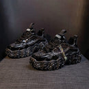 Sneakers Women Spring 2020 Sequined Cloth Bling Breathable Round Toe Leisure Chunky Women Shoes Tenis Feminino Zapatos De Mujer