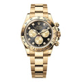 Cosmograph Daytona Oyster yellow gold Black