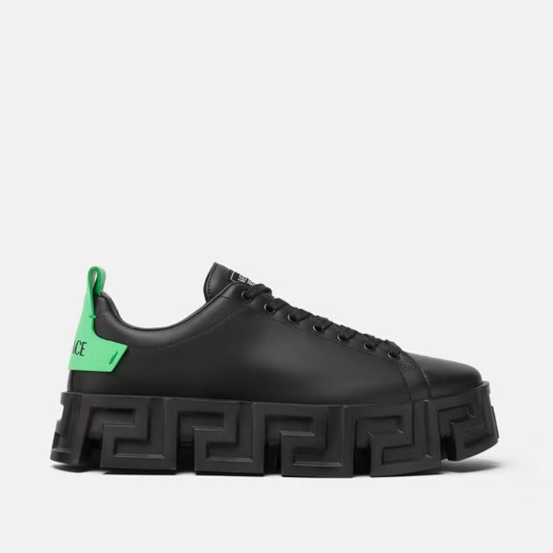 greca labyrinth Sneakers luxury green+black
