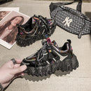 Reflective Women Sneakers Fashion Dad Shoes White Chunky Sneakers Platform Sneakers Womens Vulcanize Shoes Tenis Feminino 2020