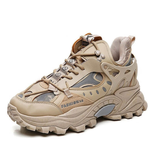 High Fashion Chunky Sneakers Men Zapatos Hombre Thick Sole Casual Shoes