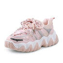 Fashion Chunky Sneakers Women Plus Size 41 42 Thick Sole Casual Shoes Ladies