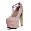 Doratasia High Wide Heels Women’s Shoes – Stylish, Comfortable, Non-Slip Platform Footwear | NEVADA™ - Nevada Shoe