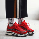 Women nevada Vintage Women Sneaker Trendy Leisure Platform Shoe Cross-tied Breathable