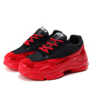 Fashion Sneakers Women Red Shoes 2020 Spring Autumn Breathable Mesh Women Sneakers Zapatos De Mujer Chunky Ladies Shoes