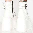 Winter Fashion High Platform Boots Leather High Wedges Ankle Boots Women 2020 New Female Punk Style High Heels Shoes for Woman