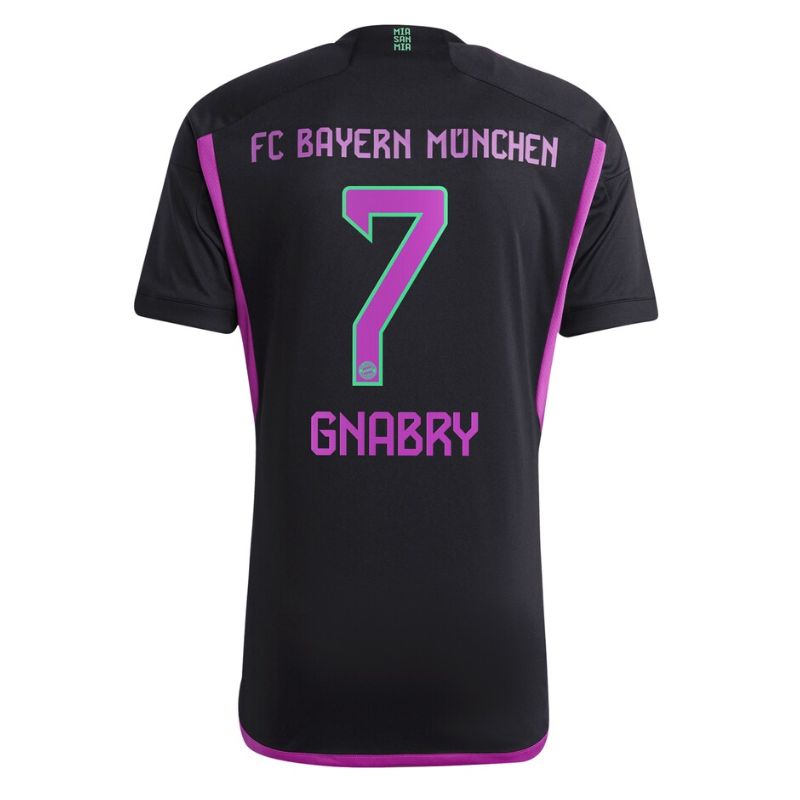 Serge Gnabry Bayern Munich 2023/24 Away Player Jersey - Black