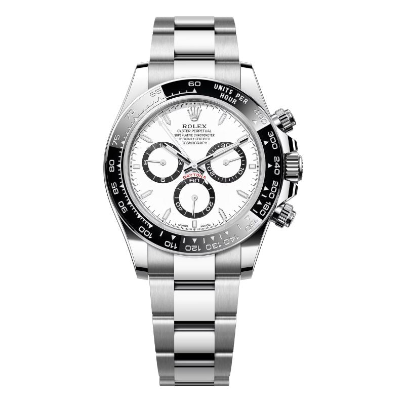 Watch Cosmograph Daytona Classic Silver Panda Black and White Dial 40mm