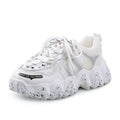 Fashion Chunky Sneakers Women Plus Size 41 42 Thick Sole Casual Shoes Ladies