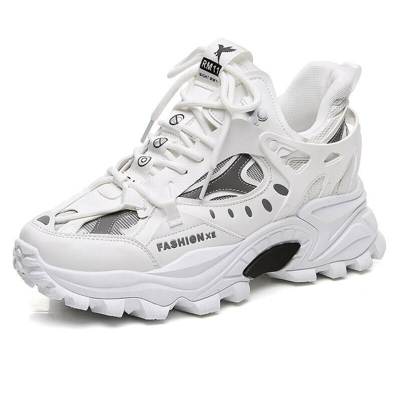 High Fashion Chunky Sneakers Men Zapatos Hombre Thick Sole Casual Shoes
