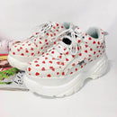 Women casual shoes New Thick bottom Sneakers Fashion Vulcanize Shoes Woman Leather Platform Shoes Women Chaussure Femme A5-17