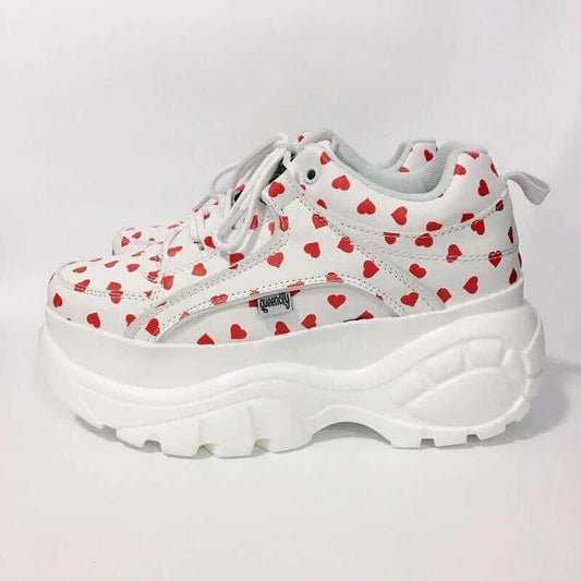 Women casual shoes New Thick bottom Sneakers Fashion Vulcanize Shoes Woman Leather Platform Shoes Women Chaussure Femme A5-17