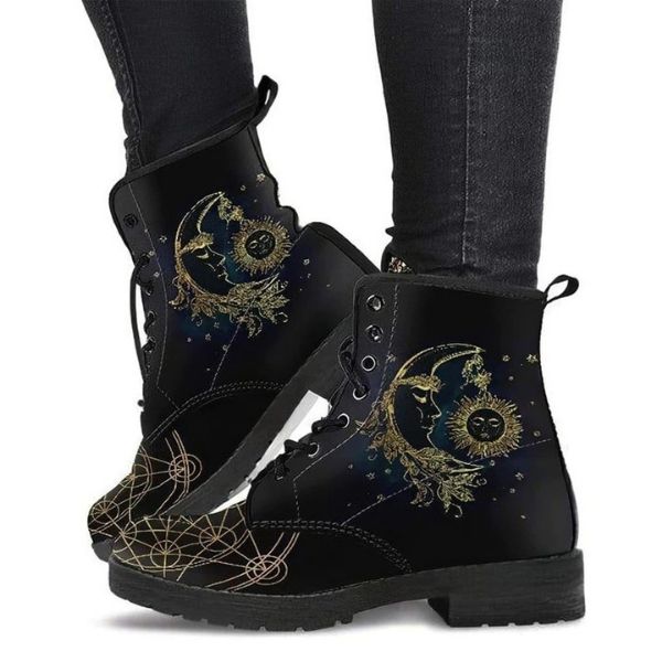 Women's Leather Boot Sun Moon - Cowgirl Shoes