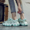 Fashion Chunky Sneakers Women Plus Size 41 42 Thick Sole Casual Shoes Ladies