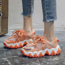 Fashion Chunky Sneakers Women Plus Size 41 42 Thick Sole Casual Shoes Ladies