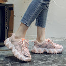 Fashion Chunky Sneakers Women Plus Size 41 42 Thick Sole Casual Shoes Ladies