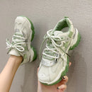 women nevada New Fashion Reflective Chunky Sneaker Platform Casual Shoes Women Sneakers