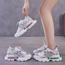 Women nevada Genuine Leather Summer Sneaker Height Increasing