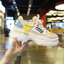 Upper Platform Sneakers Women Thick Sole Casual Shoes Woman Chunky Sneakers
