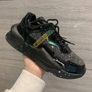 Women Nevada Rhinestone Sneaker Fashion Casual Chunky Shoe. Black Zapatos De Mujer