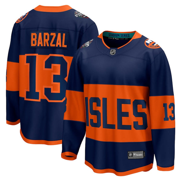 Mathew Barzal New York Islanders Fanatics Branded 2024 NHL Stadium Series Breakaway Player Jersey – Navy