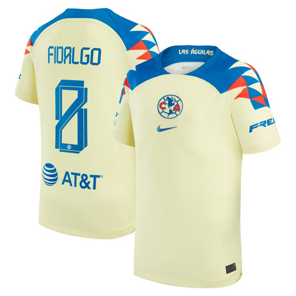 Álvaro Fidalgo Club America   Home 2023/24  Jersey - Yellow