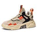 Stylish Running Men Shoes High Top Men's Sneakers Lace Up Sporty Man Shoes Comfortable Mans Sneaker Gym Jogging Athletic Trainer