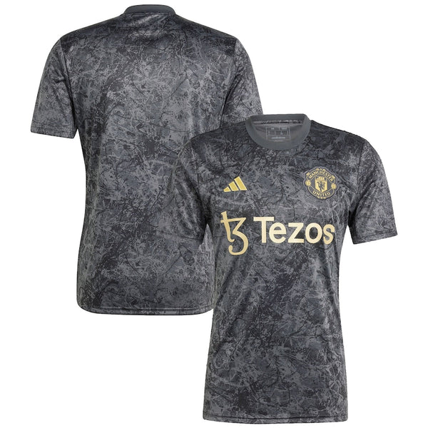 Manchester United x Stone Roses  2023/24 Pre-Match Top - Black