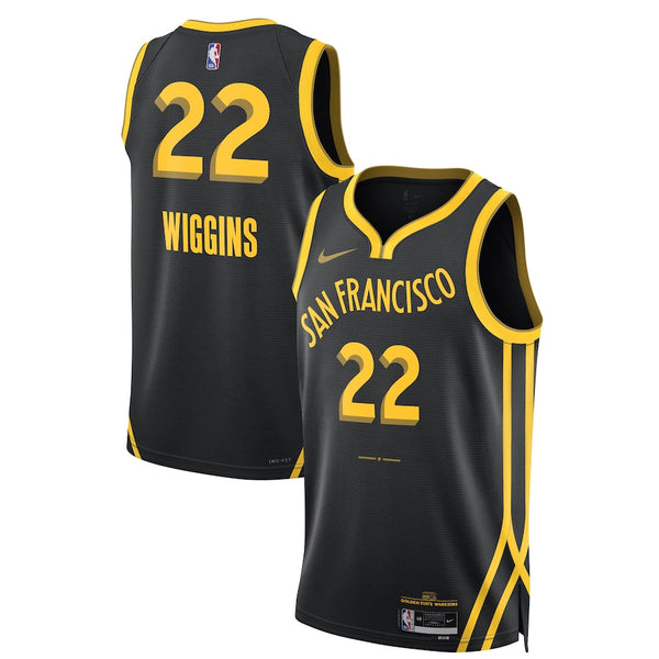 Andrew Wiggins Golden State Warriors  Unisex 2023/24 Swingman Jersey - Black - City Edition
