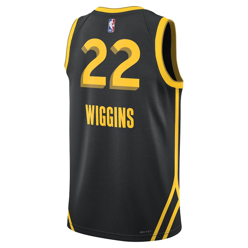 Andrew Wiggins Golden State Warriors  Unisex 2023/24 Swingman Jersey - Black - City Edition