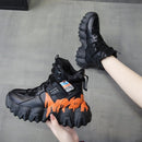 High Top Chunky Sneakers Women Designer Platform Shoes Female Basket Femme Sapatos Winter Thick Bottom Lady Trainers Women Shoes