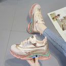 Chunky Sneakers Women Summer Vulcanize Female Fashion Sneakers Lace Basket Femme Dad Platform Breathable Mesh Sneakers for Women