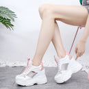 Lucyever Women Sandals 2019 Summer Fashion Hollow Out Wedges Gladiator Sandalias High Heel Chunky Platform Casual Shoes Woman