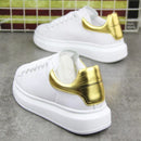 Male Women's skate new chic flat sandals Shoes streetwear women 2019 for girls White Shoes. Fashionable Leisure