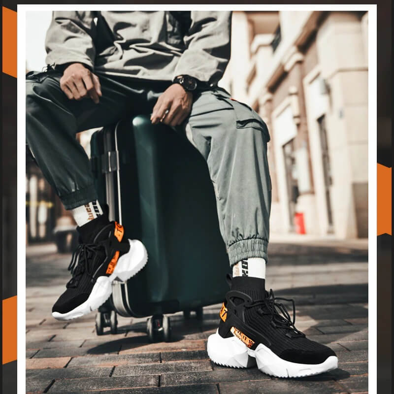 Man Nevada Sneakers Breathable Fashion Height Increasing Outdoor