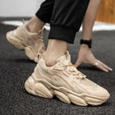 Men Shoe Chunky Luxury Comfortable, shoe men Glossy Thick Sole, Sports Shoe Trainers Running